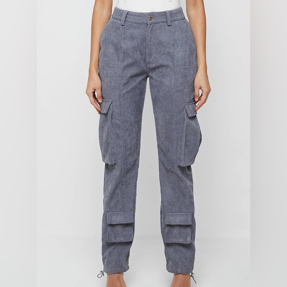 Maniere De Voir Corduroy Cargo Pants